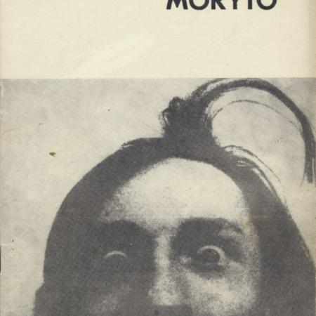 okładka katalogu, zdjęcie postaci i napis: zygmunt moryto 