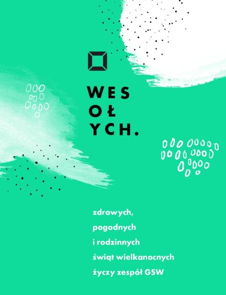 kartka świąteczna w zielonych i białych odcieniach z napisem: wesołych