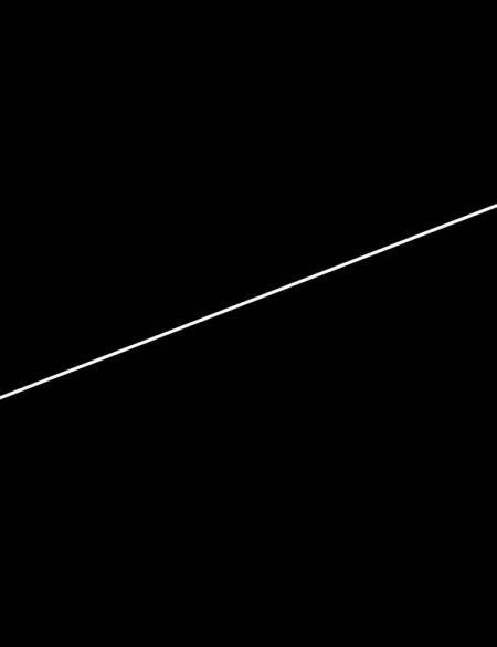 czarny banner z białą linią ułożoną diagonalnie.