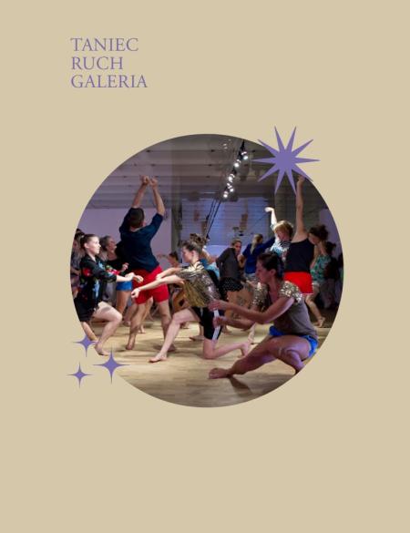 baner przedstawiający tańcząca grupę ludzi