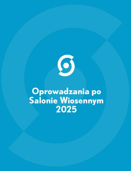 baner informacyjny: oprowadzanie po salonie wiosennym