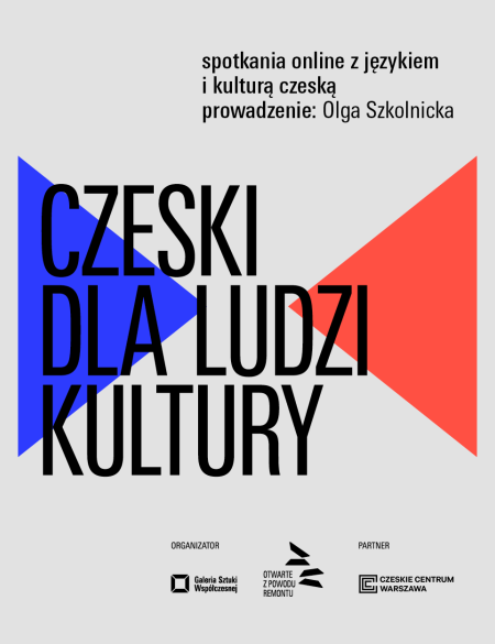 baner informacyjny, czeski dla ludzi kultury 
