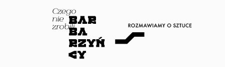 baner informacyjny - rozmowa o sztuce