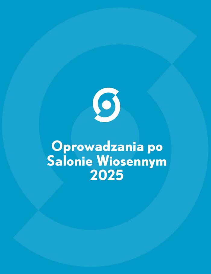 baner informacyjny: oprowadzanie po salonie wiosennym